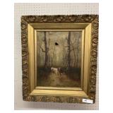 Unsigned Oil On Canvas