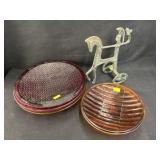Railroad Signal Lenses, Cast Metal Figurine