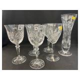 (6) Pieces of Galway Crystal Stemware