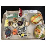 Candy Containers, Vintage Sleigh, Buttons