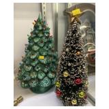Ceramic and Artificial Christmas Trees