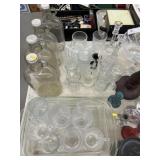 Bottles, Pattern Glass, Home Decor