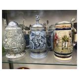 (6) Avon Beer Steins