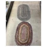 (2) Braided Rugs