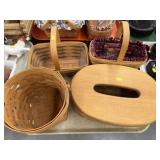 (4) Longaberger Baskets
