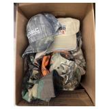 Camo and Assorted Ball Caps and Hat