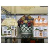 (3) Ceramic Cookie Jars
