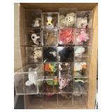 (25) Cased Beanie Babies
