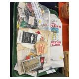 Advertising Matchbooks, Flower Bags, Coasters