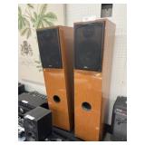 (2) KLH Cabinet Speakers