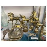 Decorative Brass Figurines with Door Knocker