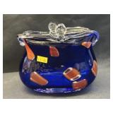 Unsigned Art Glass Purse