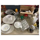 Fryer, Kitchenwares, Glass Tumblers and Pitchers
