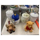 (9) Ceramic Cookie Jars