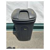 Black Trash Can