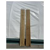 2 Wooden Loading Ramps w/ Metal Ends