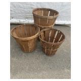 Wooden Bushel Baskets
