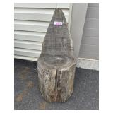 Unique Handcarved Stump Seat