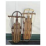 2 Vintage Runner Sleds