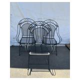 3 Wire Metal Chairs