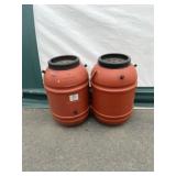 2 Rain Water Collection Tanks