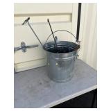 Galvanized Bucket w/ Contents