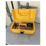 Master Mechanic Plastic Tool Box w/ Hand Tools.