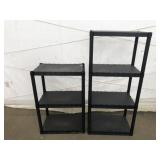 2 Plastic Utility SHelf