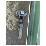 Black Metal Trailer Hitch Receiver Mount