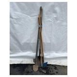 2 Edgers, Hoe, & Flat shovel