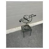 End Table w/ Sundial