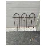 Vintage Metal Garden Fence