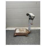 Vintage Platform Scales w/ 3 Weights