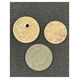 (2) Large Cents and Early Half Cent