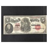1907 $5 Wood Chopper Large Note