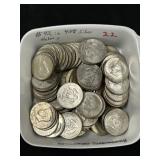 $42 in 40% Silver Halves