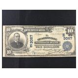 1902 $10 Quarryville (PA) National Bank Large