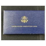 1987 Constitution $5 Gold & Silver Dollar Coin Set