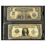 $1 and $2 Silver Certificates