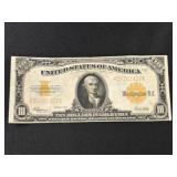 1922 $10 Gold Seal Large Note