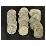$20 in 90% Silver Halves