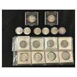 $10.50 in 90% Silver Halves and $2 in Clad Halves