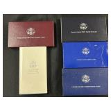 (5) Commemorative Silver Dollars