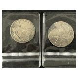 1822 Bust Half and 1861 Seated Liberty Half