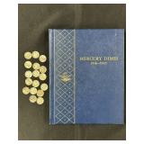 $7.40 in Mercury Dimes