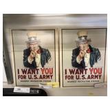 (2) Cardboard Recruiting Signs