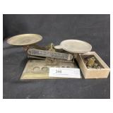 Grain Scale with Assorted Weights
