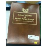 Golden Replica Stamp Album