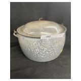 Gray Agateware Pail