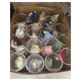 (18) Cased Beanie Babies